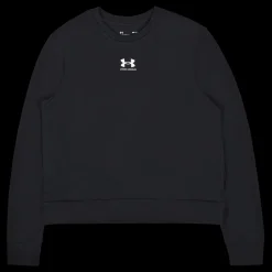 Best Under Armour Women's UA Rival Terry Crew Svart