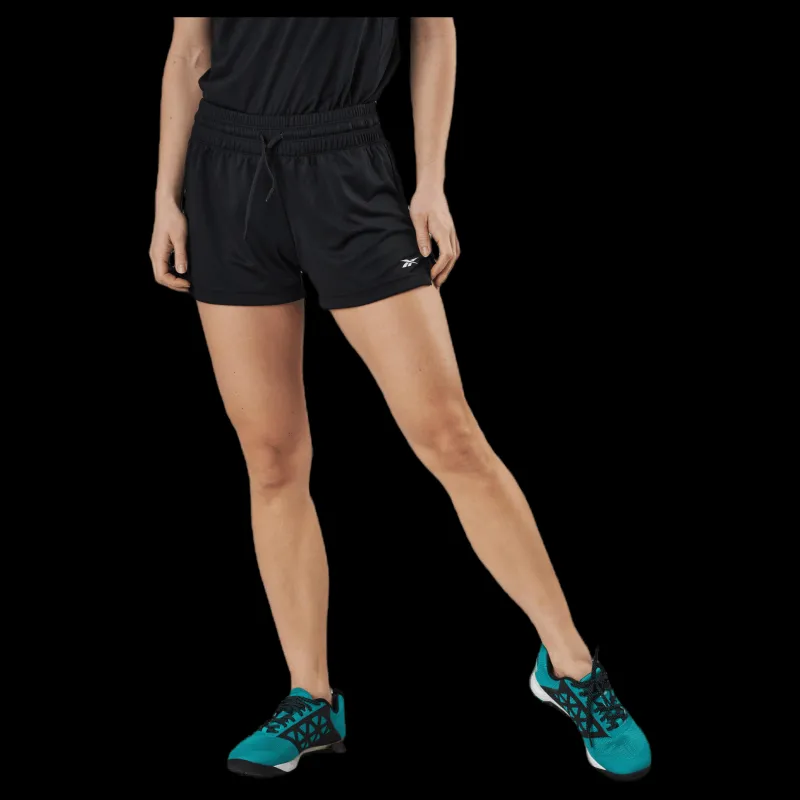 Reebok Wor Knit Poly Short Black Svart Online