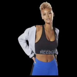 Best Reebok WOR Meet You There Seamless Padded Bra Black Svart