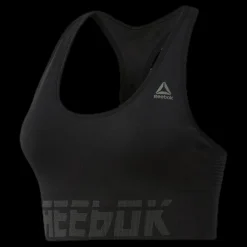 Best Reebok WOR Meet You There Seamless Padded Bra Black Svart