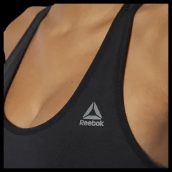 Best Reebok WOR Meet You There Seamless Padded Bra Black Svart