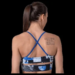 Online Reebok Wor Myt Aop Bra Blue/Black Flerfärgad