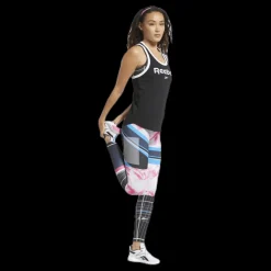 Clearance Reebok Wor Myt Graphic Tank Black Flerfärgad