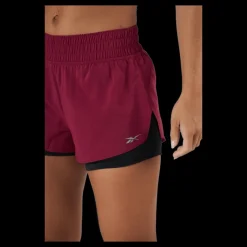 Reebok Wor Run 2 In 1 Short Punber Röd Best