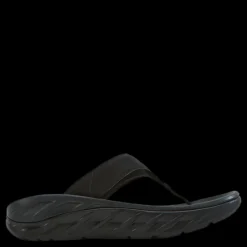 Hoka W ora recovery flip Black / dark gull gray Svart Clearance