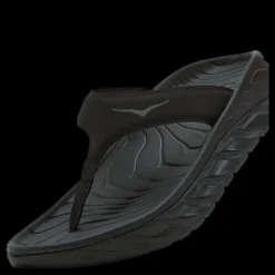 Hoka W ora recovery flip Black / dark gull gray Svart Clearance