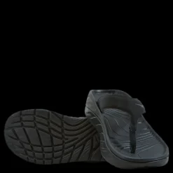 Hoka W ora recovery flip Black / dark gull gray Svart Clearance