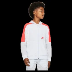 Nike Woven Front Zip Training Junior Grey Vit