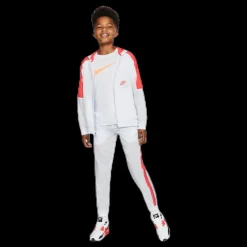 Nike Woven Front Zip Training Junior Grey Vit