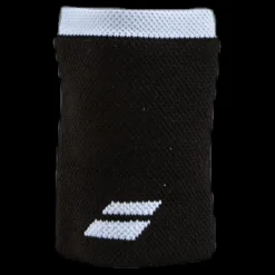 Babolat Wristband Jumbo Logo black Svart Outlet