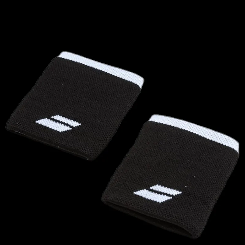 Babolat Wristband Jumbo Logo black Svart Outlet
