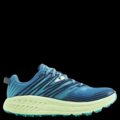 Hot Hoka W speedgoat 4 wide Provincial blue / luminary gre Blå