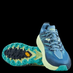 Hot Hoka W speedgoat 4 wide Provincial blue / luminary gre Blå