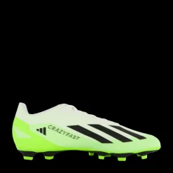 adidas X Crazyfast.4 Flexible Ground Boots Cloud White / Core Black / Lucid Lemon Svart och Vit Outlet