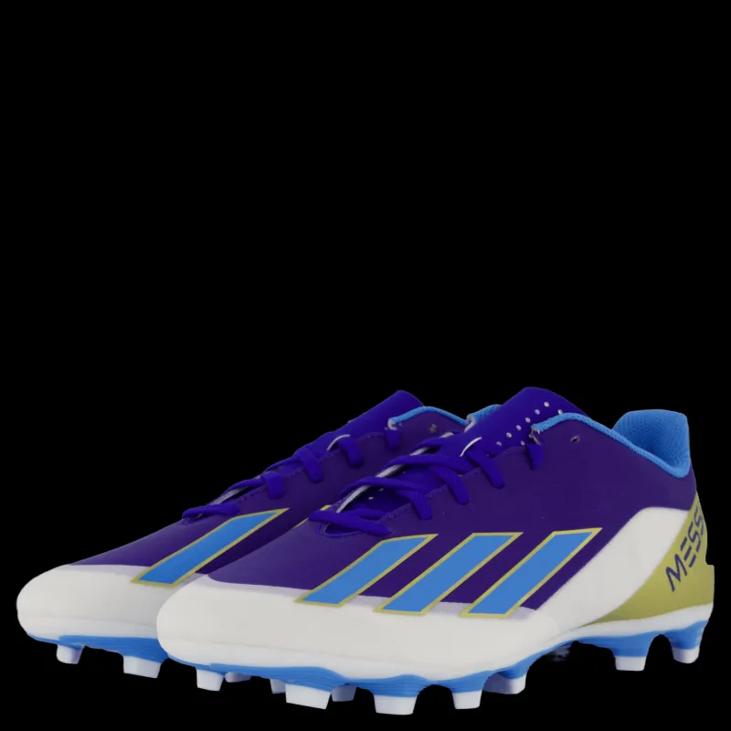adidas X Crazyfast Messi Club Flexible Ground Boots Blue Blå Discount
