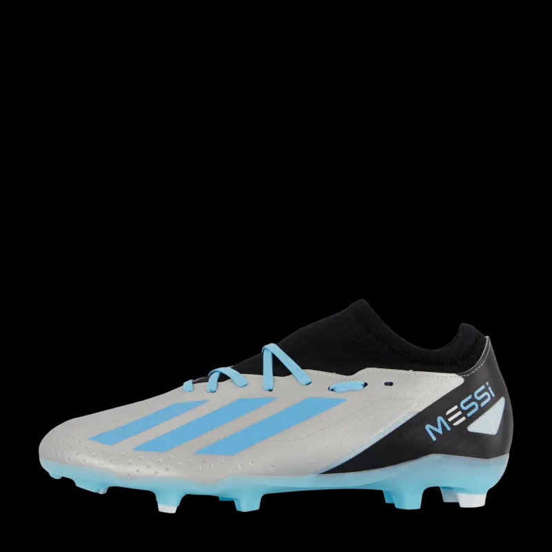 adidas X Crazyfast Messi.3 Firm Ground Boots Silver Metallic / Bliss Blue / Core Black Flerfärgad Online