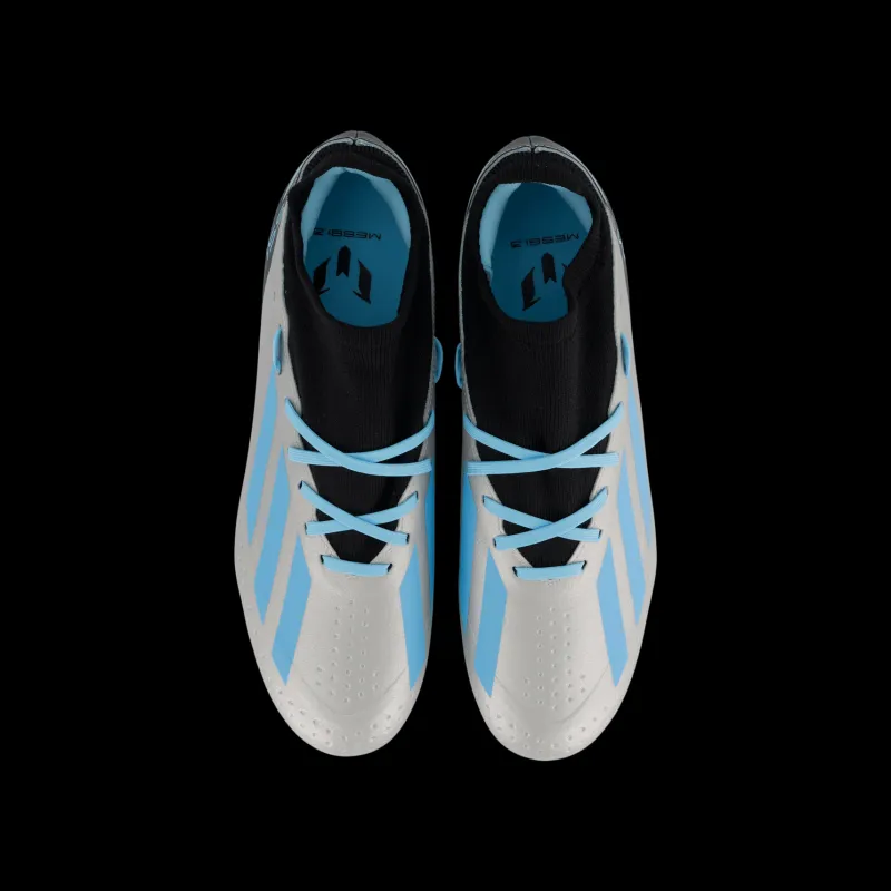 adidas X Crazyfast Messi.3 Firm Ground Boots Silver Metallic / Bliss Blue / Core Black Flerfärgad Online