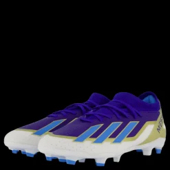 adidas X Crazyfast Messi League Firm Ground Boots Lucid Blue / Blue Burst / Cloud White Blå och Vit