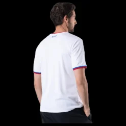 Jordan X Psg Wordmark Tee White/Hyper Cobalt Vit Discount