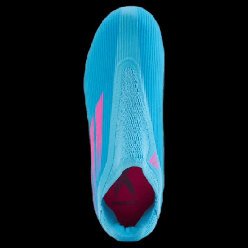 adidas X Speedflow.3 Laceless Firm Ground Boots Sky Rush / Team Shock Pink / Cloud White Vit och Rosa Discount