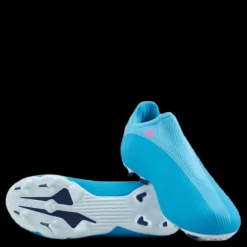 adidas X Speedflow.3 Laceless Firm Ground Boots Sky Rush / Team Shock Pink / Cloud White Vit och Rosa Discount