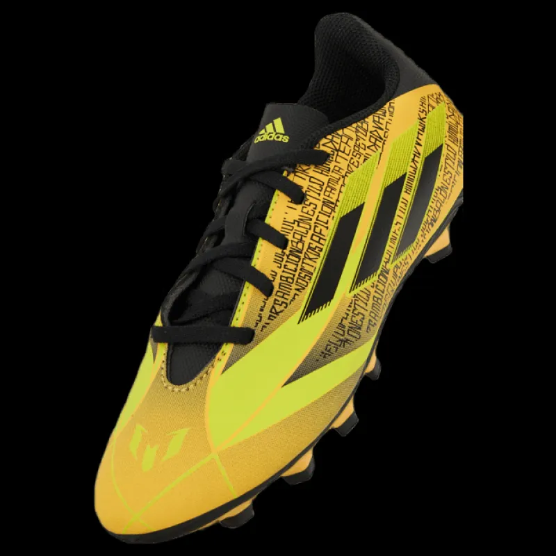 adidas X Speedflow Messi.4 Flexible Ground Boots Solar Gold / Core Black / Bright Yellow Gul