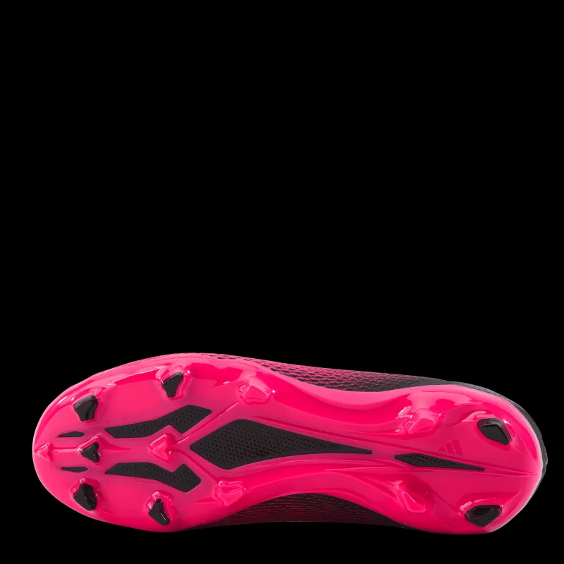 Hot adidas X Speedportal.3 Laceless Firm Ground Boots Team Shock Pink 2 / Zero Metalic / Core Black Svart och Rosa