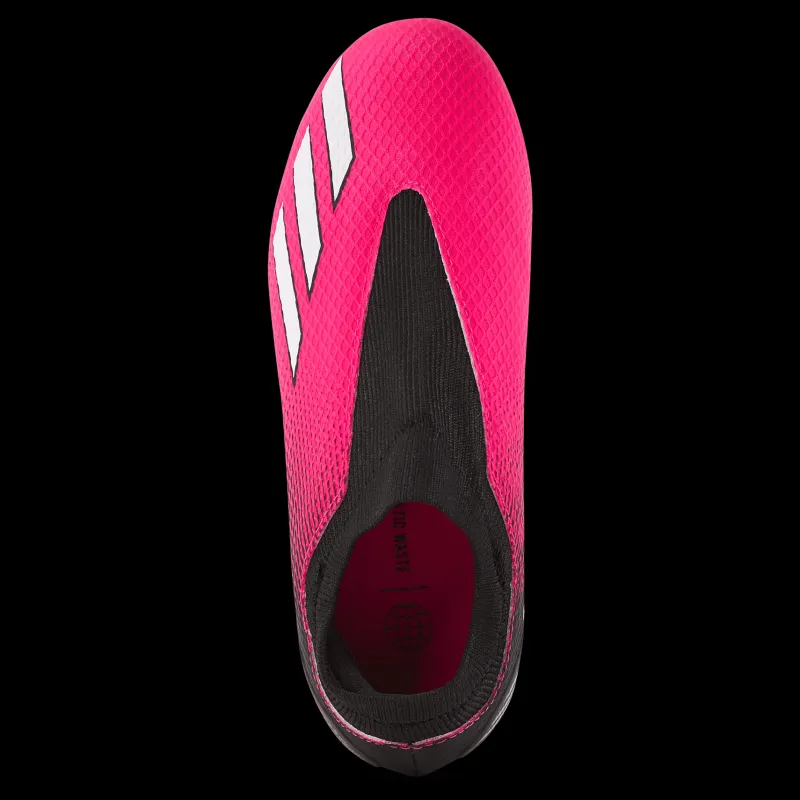 Hot adidas X Speedportal.3 Laceless Firm Ground Boots Team Shock Pink 2 / Zero Metalic / Core Black Svart och Rosa