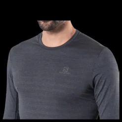 Salomon XA Long Sleeve Tee Black/Grey Svart och Grå
