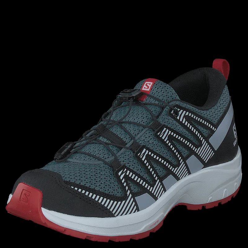 Salomon Xa Pro V8 J Stormy Weather/zen Blue/goji B Grå Hot