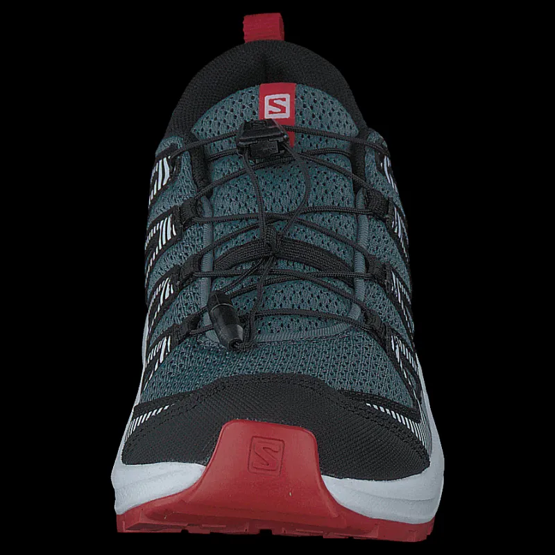 Salomon Xa Pro V8 J Stormy Weather/zen Blue/goji B Grå Hot