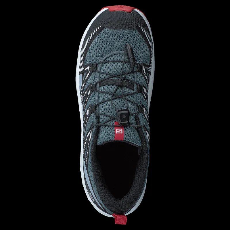 Salomon Xa Pro V8 J Stormy Weather/zen Blue/goji B Grå Hot