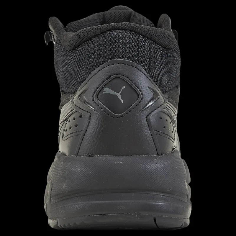 New Puma X-ray Speed Mid Wtr Black- Black-dark Sha Svart