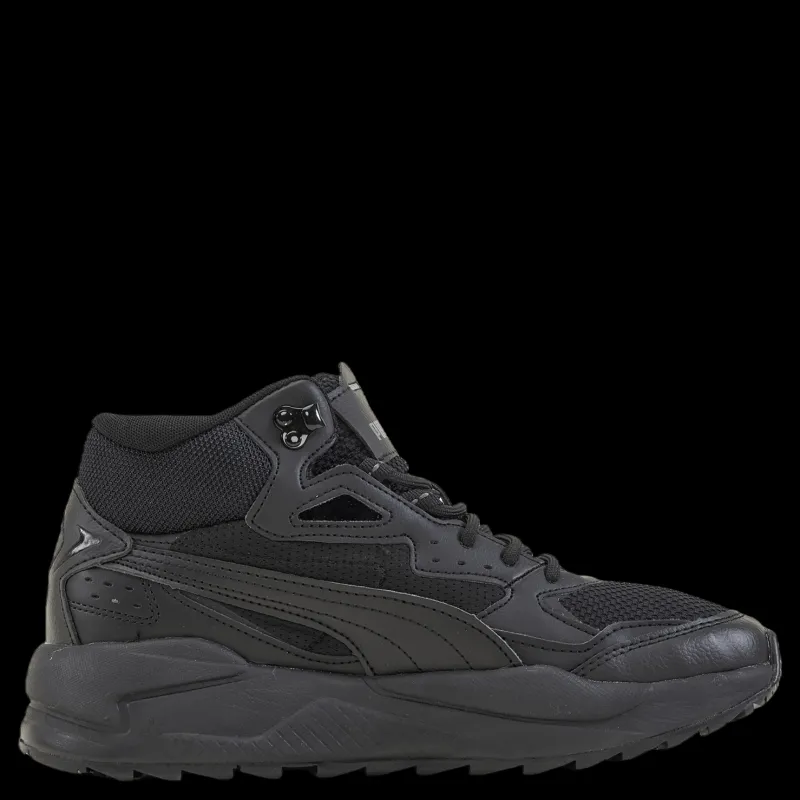 New Puma X-ray Speed Mid Wtr Black- Black-dark Sha Svart