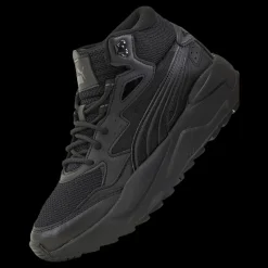 New Puma X-ray Speed Mid Wtr Black- Black-dark Sha Svart