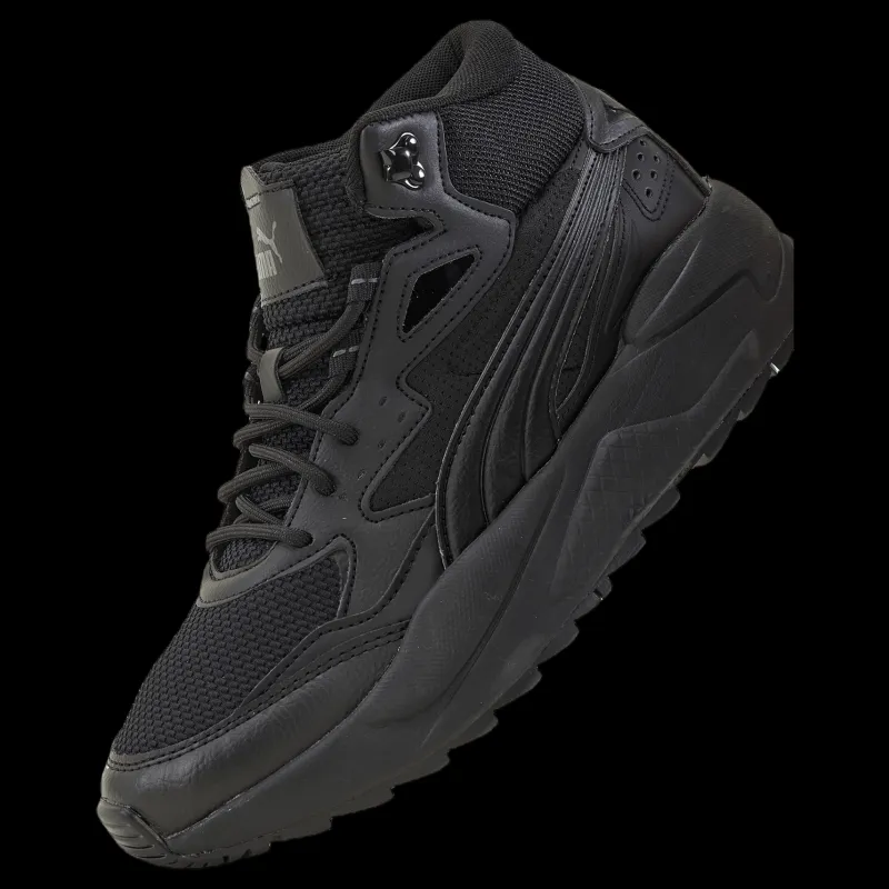 New Puma X-ray Speed Mid Wtr Black- Black-dark Sha Svart