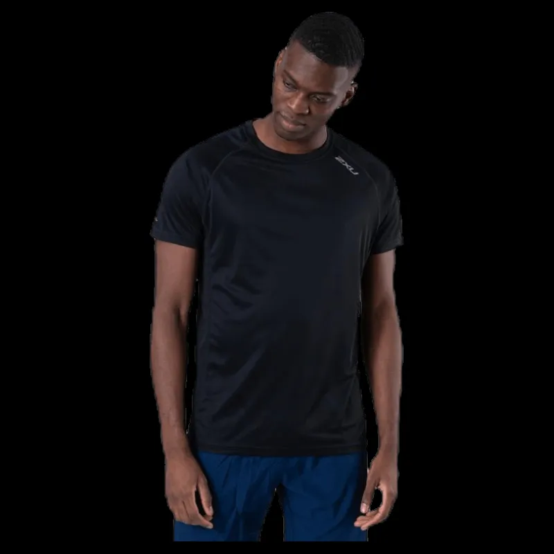 2XU XVENT S/S Black Svart Discount