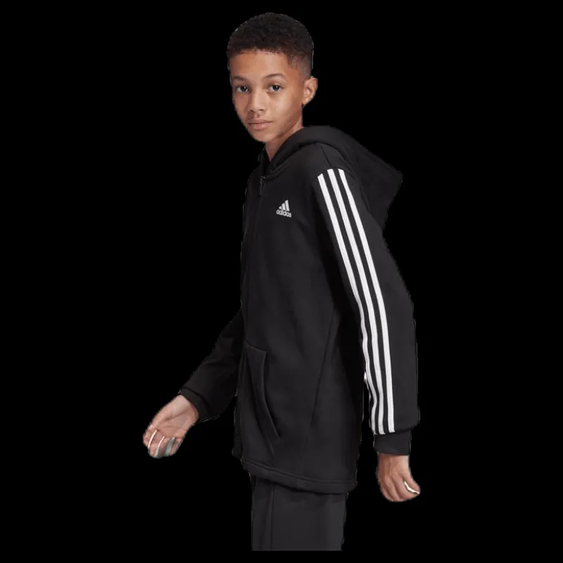 adidas Yb Mh 3S Fz Black / White Svart Clearance