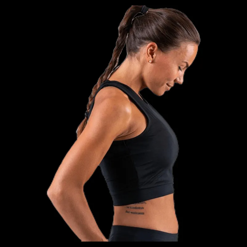BLACC Yin Crop Top Black Svart Sale