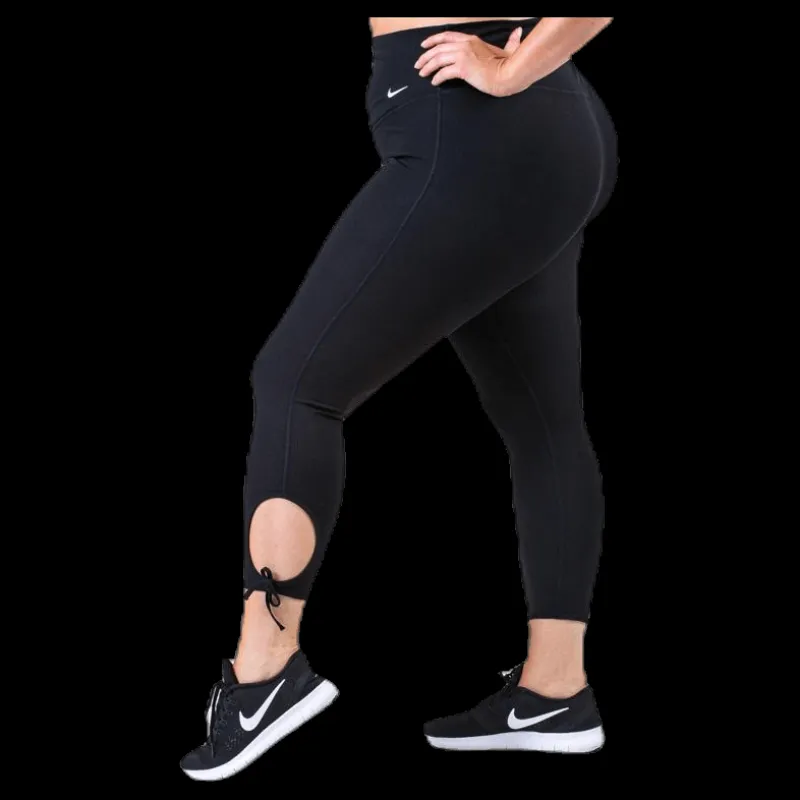 Nike Yoga Collection 7/8 Tight Plus White/Black Svart