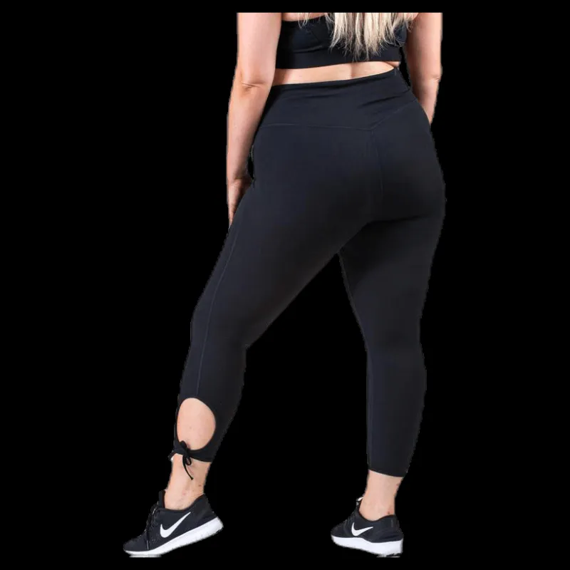 Nike Yoga Collection 7/8 Tight Plus White/Black Svart