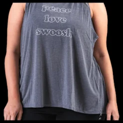 Nike Yoga Collection Tank GRX Plus White/Black Grå Outlet