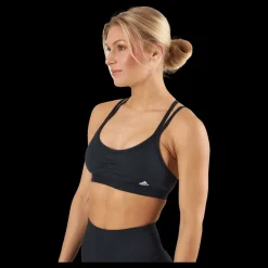 Clearance adidas Yoga Essentials Light-Support Bra Black Svart
