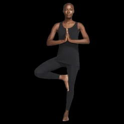 Nike Yoga Layer Tank Black/Grey Svart Hot