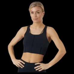 Outlet Nike Yoga Luxe Crop Tank Black Svart