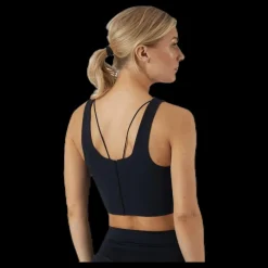 Outlet Nike Yoga Luxe Crop Tank Black Svart