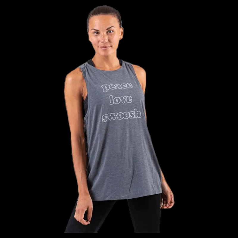 Best Nike Yoga Tank GRX Grey Grå