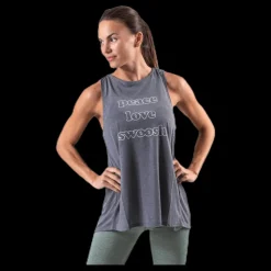 New Nike Yoga Tank GRX White/Grey Grå