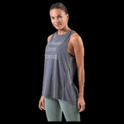 New Nike Yoga Tank GRX White/Grey Grå