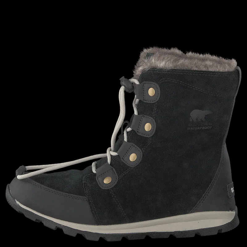 Sorel Youth Whitney Suede 010, Black, Dark Stone Outlet